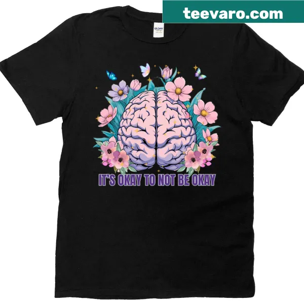 T-shirt with an illustration promoting mental peace and healing