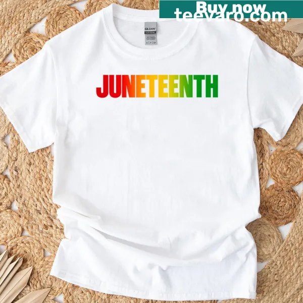 T-shirt promoting freedom and equality for Juneteenth