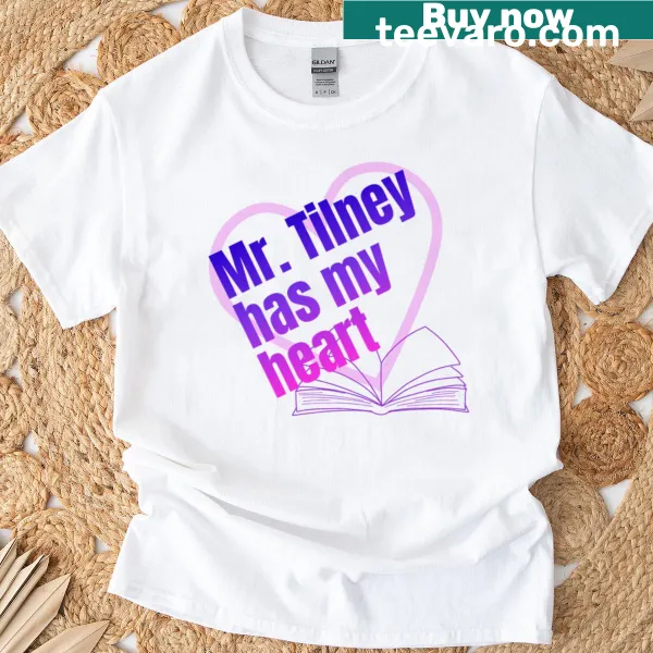 Illustration of Mr. Henry Tilney from Northanger Abbey on a t-shirt.