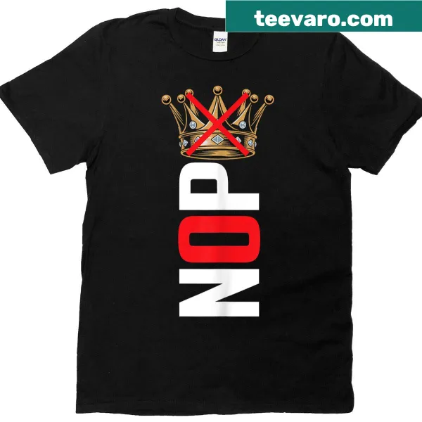 T-shirt displaying 'No Kings' for protest and activism