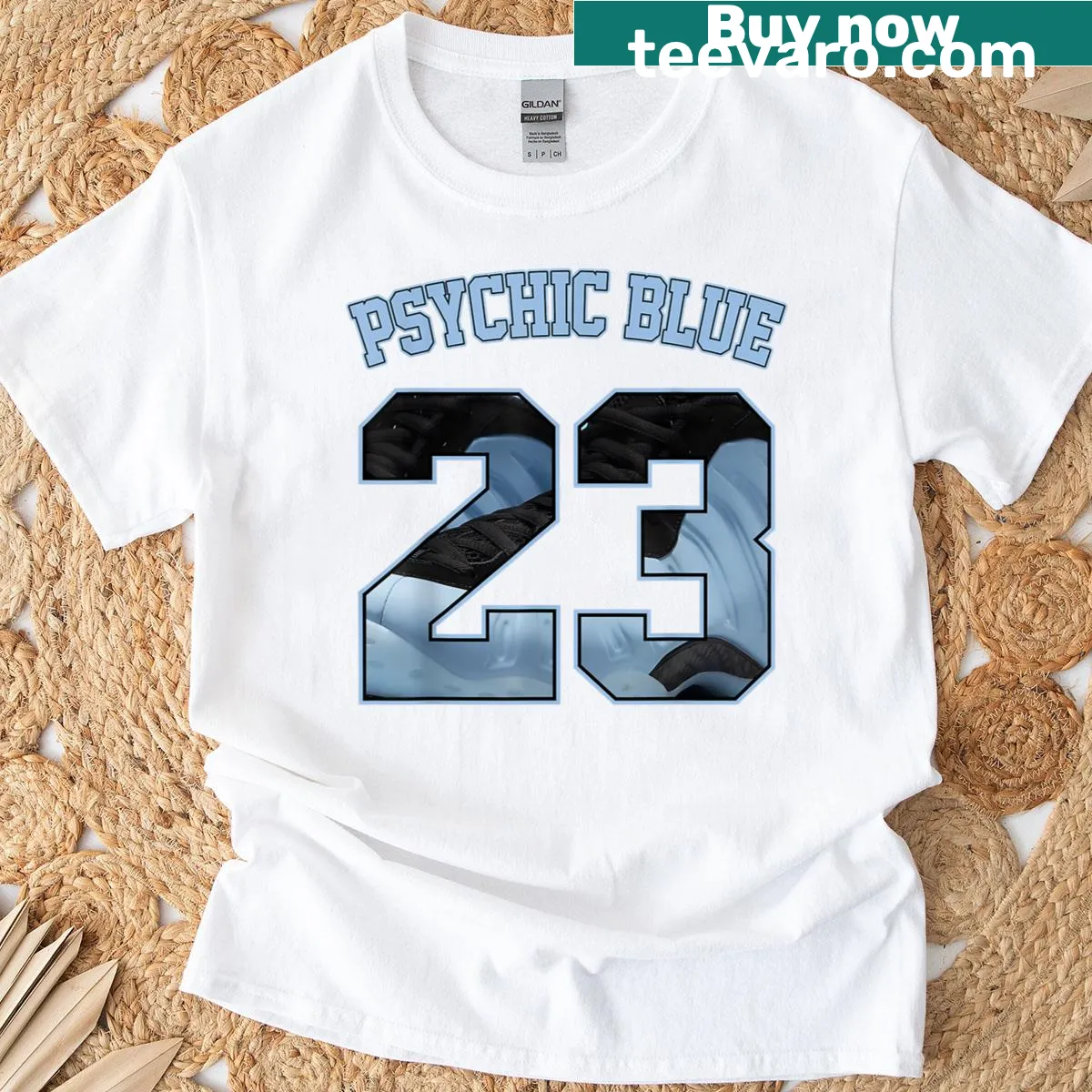 T-shirt with whimsical foam characters in a playful design — on a men's t-shirt