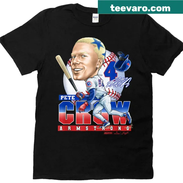 Chicago baseball-themed shirt featuring Pete Crow-Armstrong.