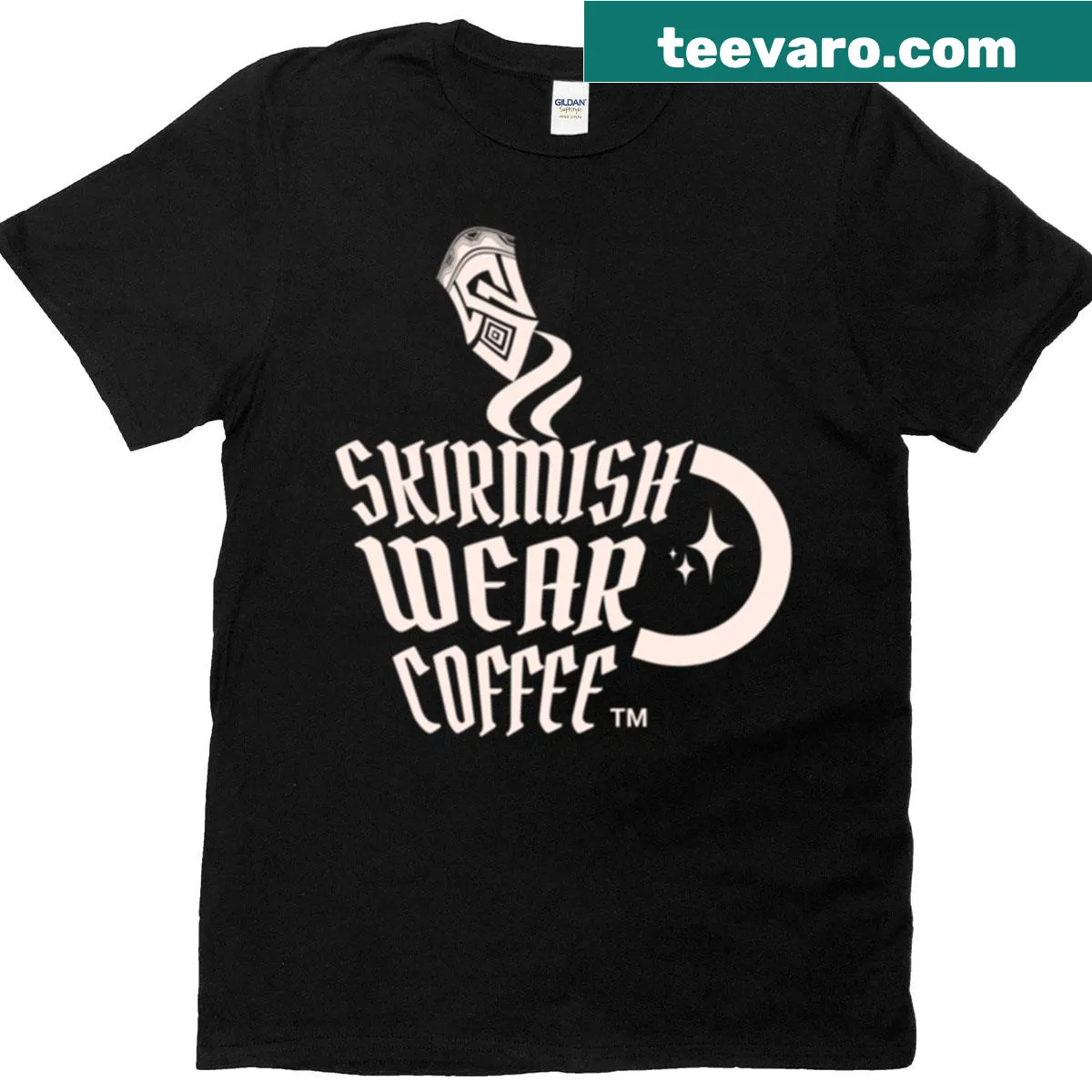 Illustrated T-shirt celebrating Quetzalcoatl and Chicano heritage — on a men's t-shirt