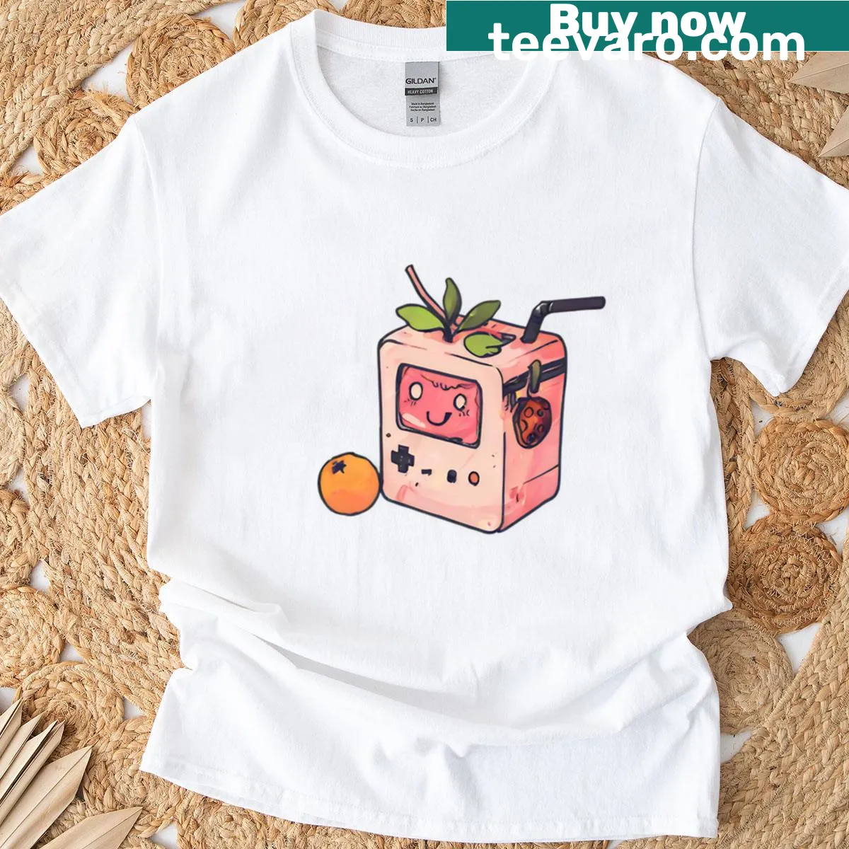 Illustration of a sangria splash on a T-shirt — on a men's t-shirt