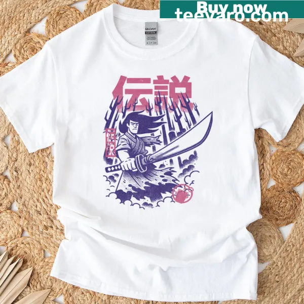 Illustration T-shirt featuring the Shadow Blade design