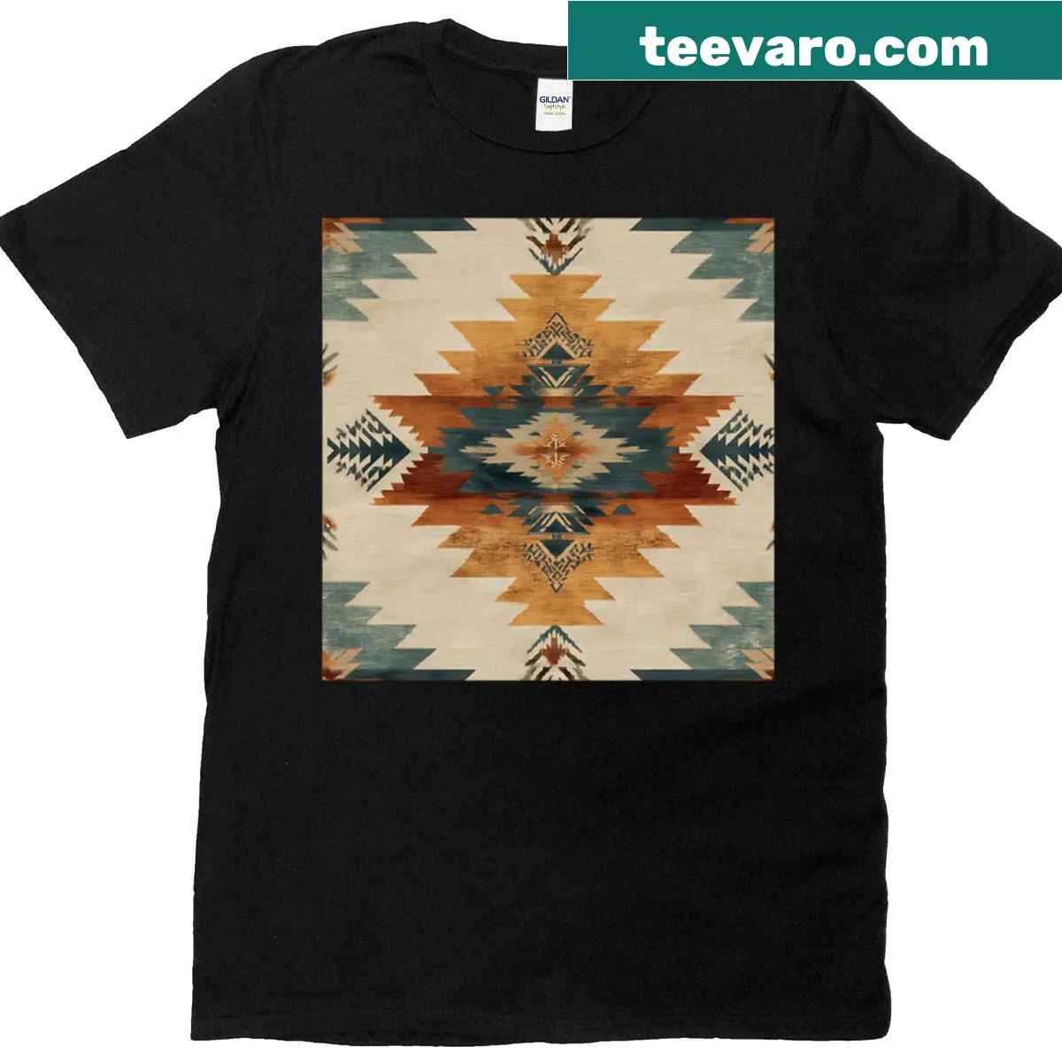 Minimalist geometric design on a T-shirt for a modern look. — on a men's t-shirt
