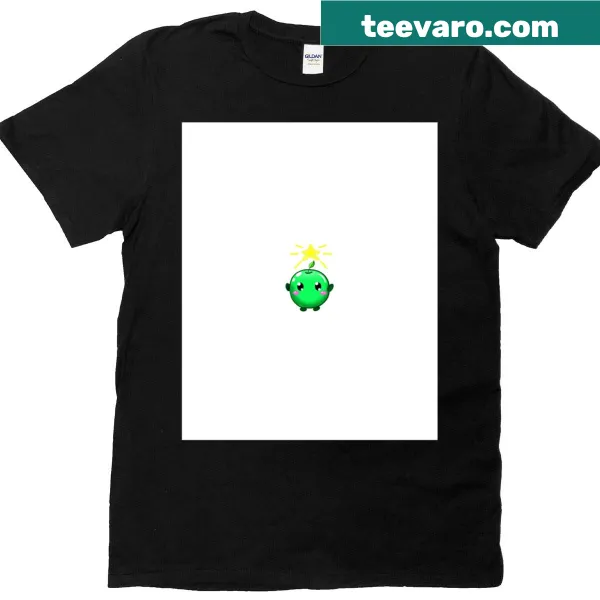 Stardew Valley Junimo with a star graphic T-shirt in vibrant design.