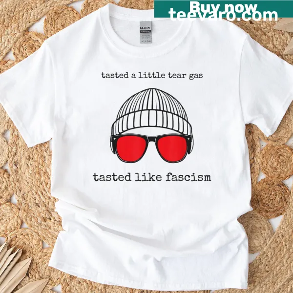 Bold statement graphic on a politically themed T-shirt