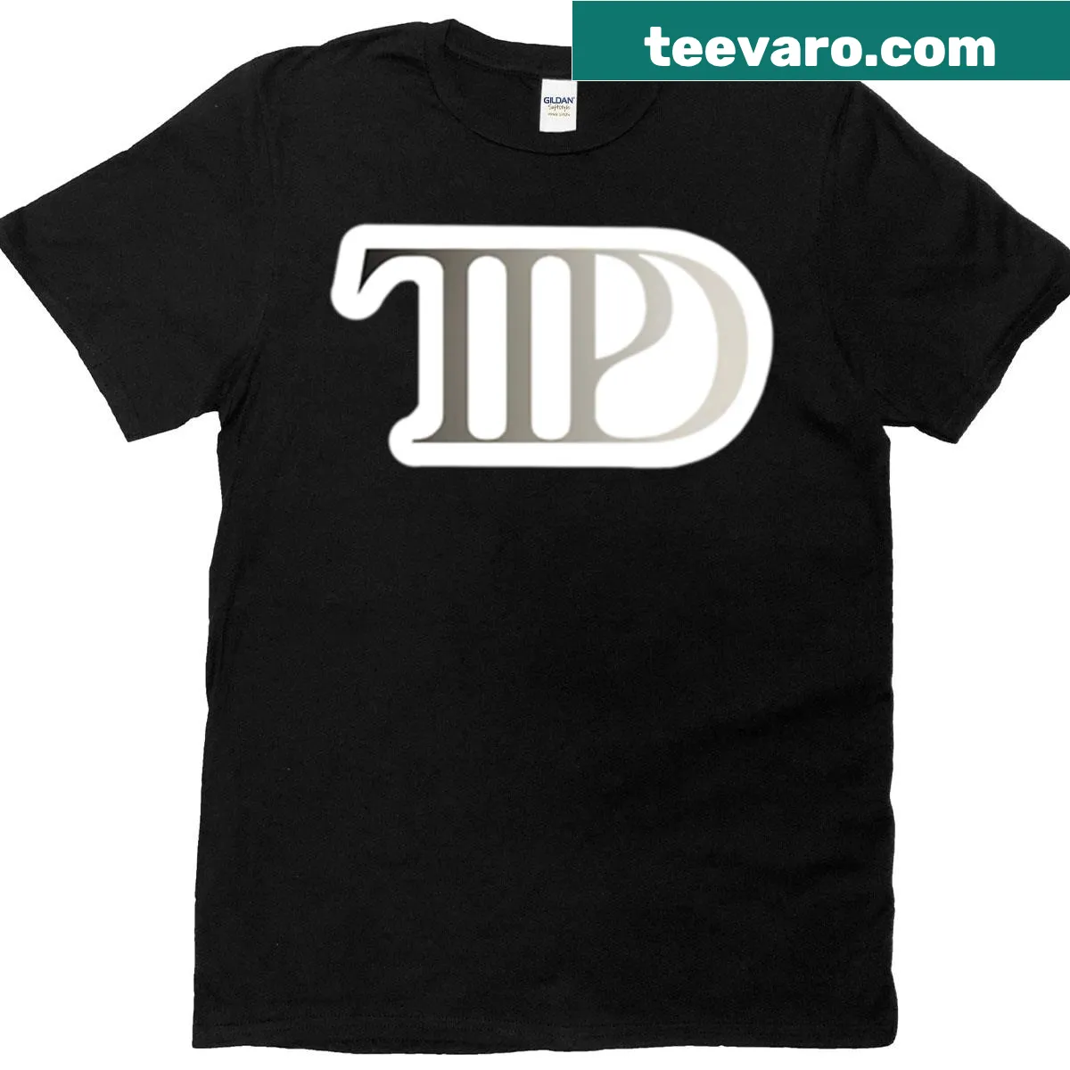 Oversized T-shirt with minimalist Ttpd design — on a men's t-shirt