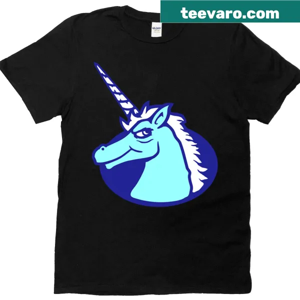Cute cartoon unicorn T-shirt with whimsical design