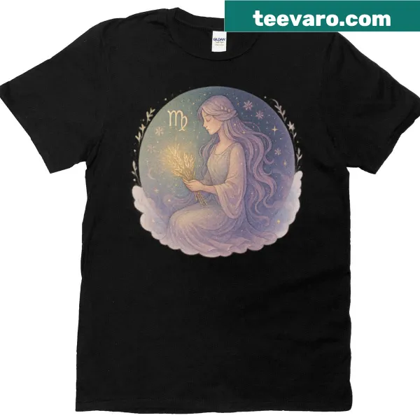 Virgo zodiac illustration graphic t-shirt