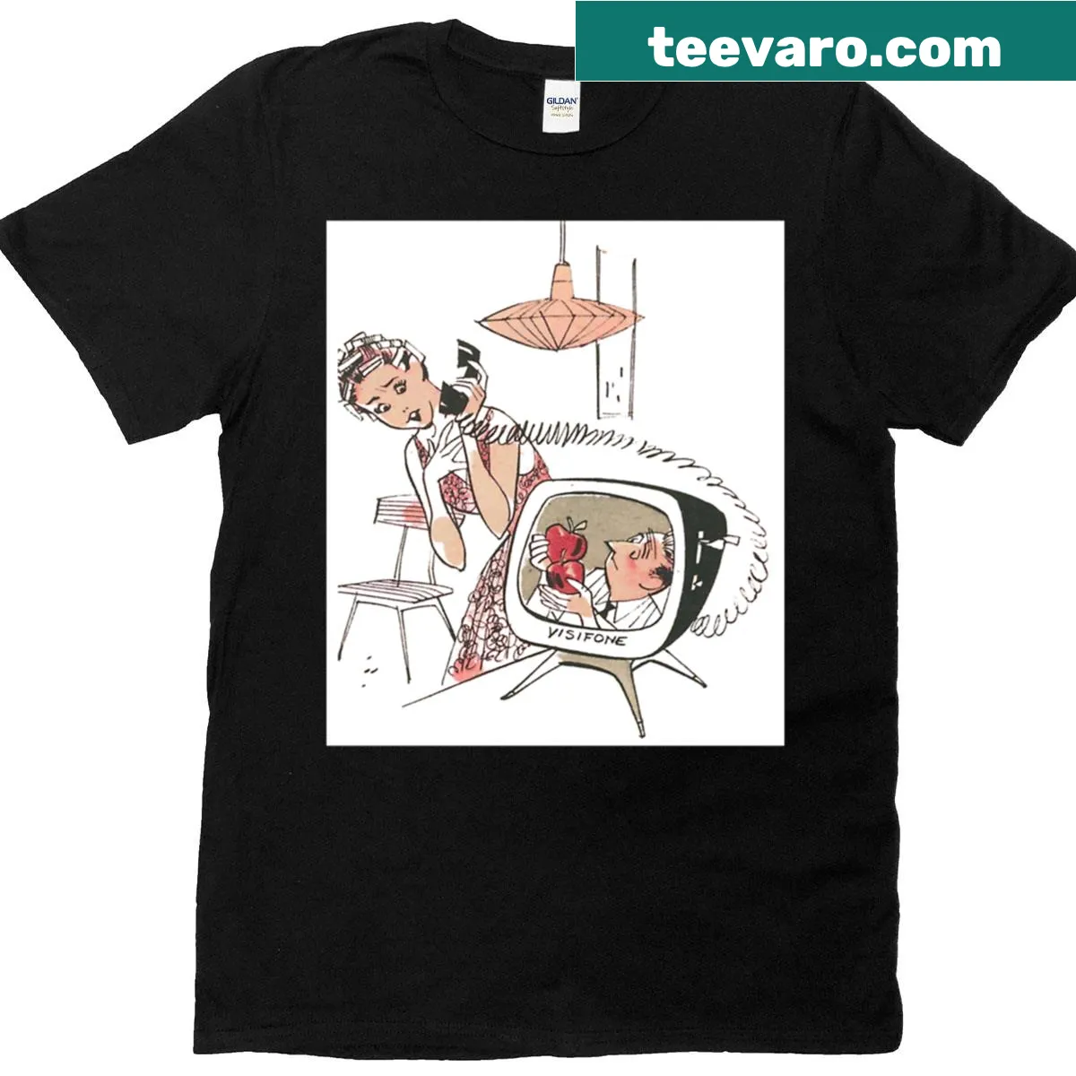 Nostalgic Whatever Happened To The Visifone T-shirt — on a men's t-shirt