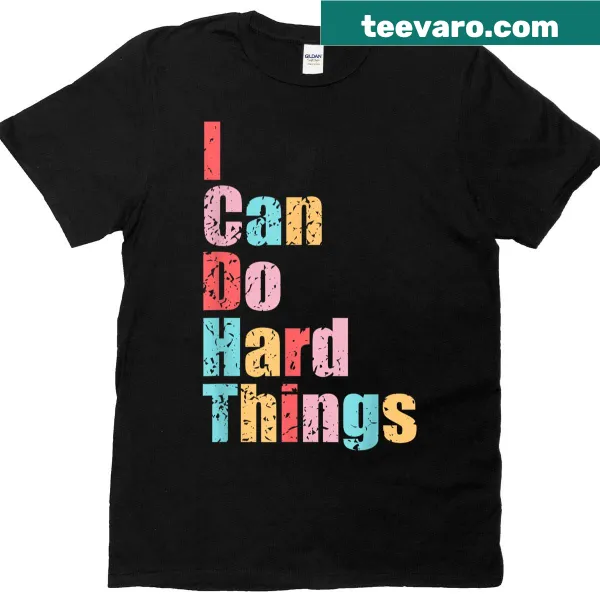 Inspirational women's T-shirt with motivational text