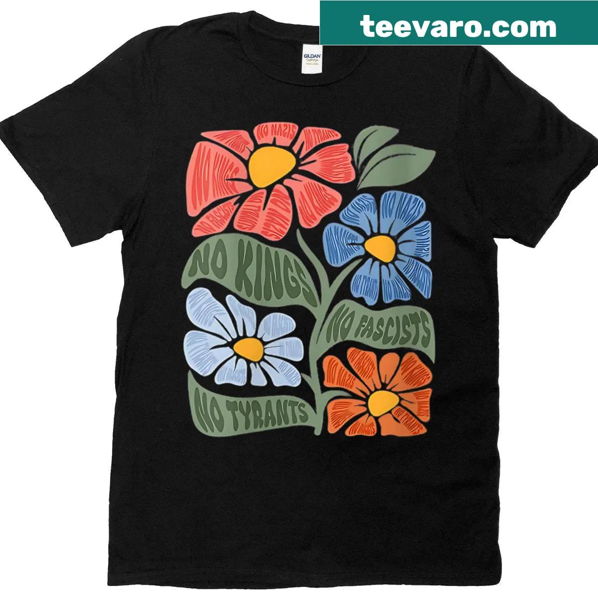 Empowering women's T-shirt with bold anti-oppression statement — on a men's t-shirt