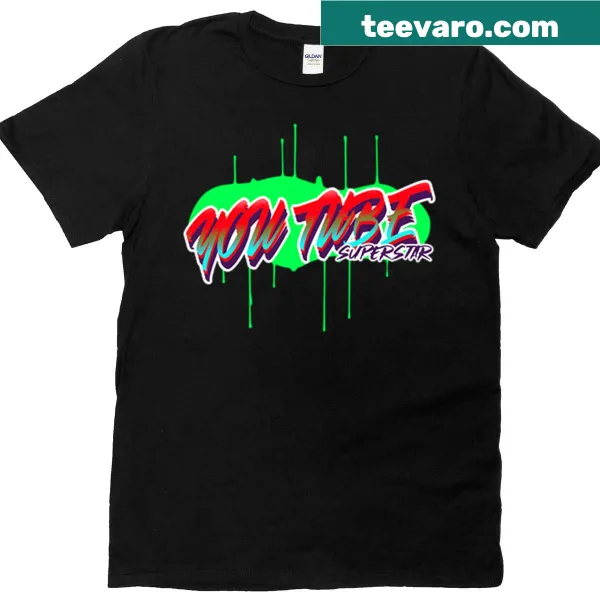Fun t-shirt celebrating YouTube superstardom