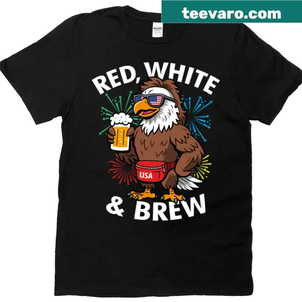 Patriotic eagle meme T-shirt for Fourth of July celebrations