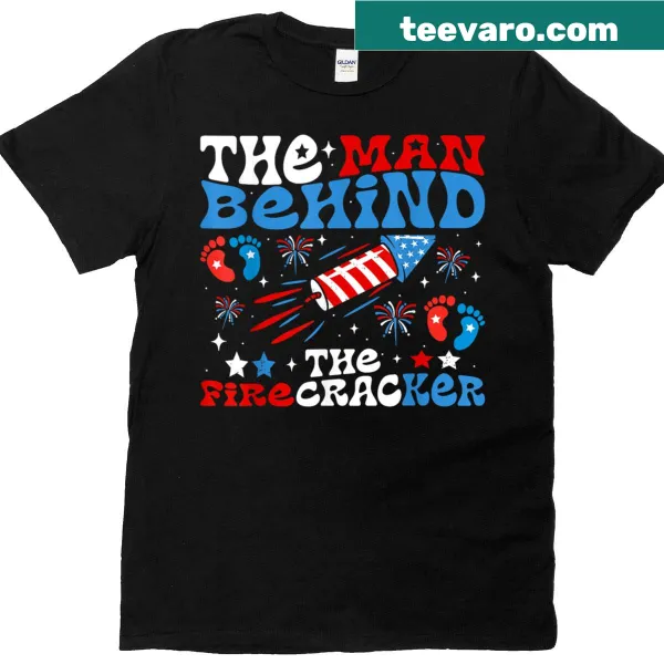 A funny pregnancy T-shirt for the 4th of July celebration.
