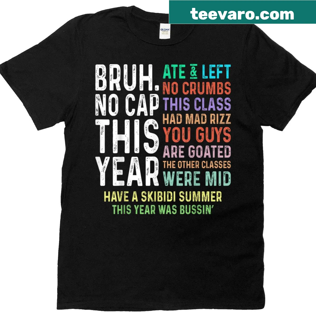 Funny last day of school text on a T-shirt — on a men's t-shirt