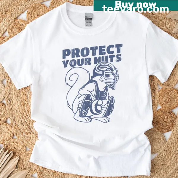 Funny baseball-themed T-shirt for catcher moms