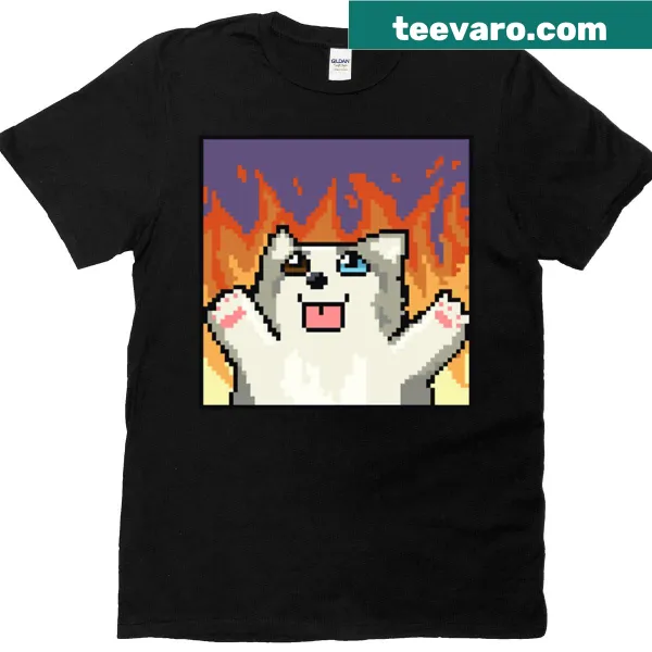 Playful cartoon bunny graphic on a t-shirt