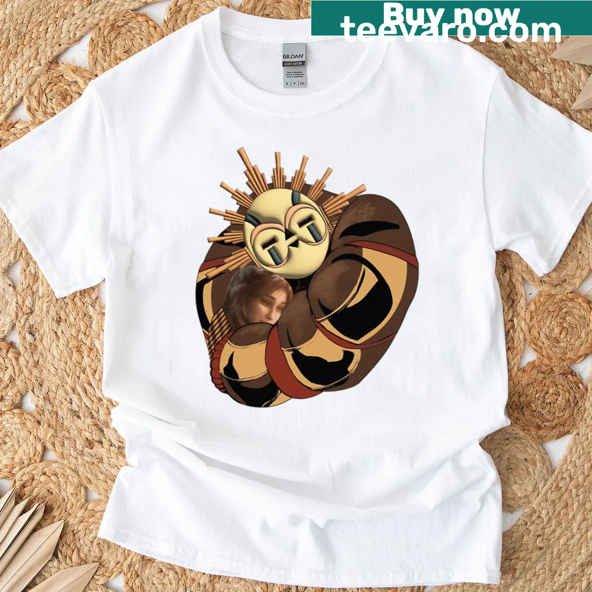 Graphic featuring 'Clair Obscur - Expedinion 33' design — on a men's t-shirt