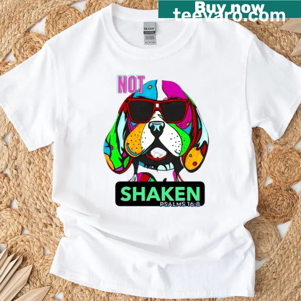 Illustration of a cool dog on a casual T-shirt