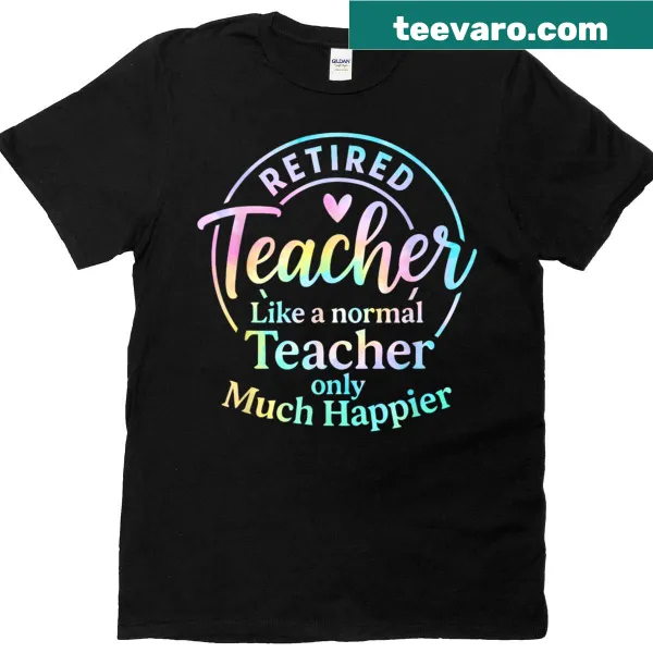 Funny retirement T-shirt for teachers with humorous graphics