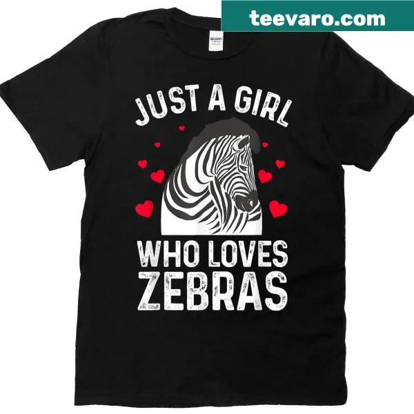 Playful zebra graphic T-shirt for kids and women