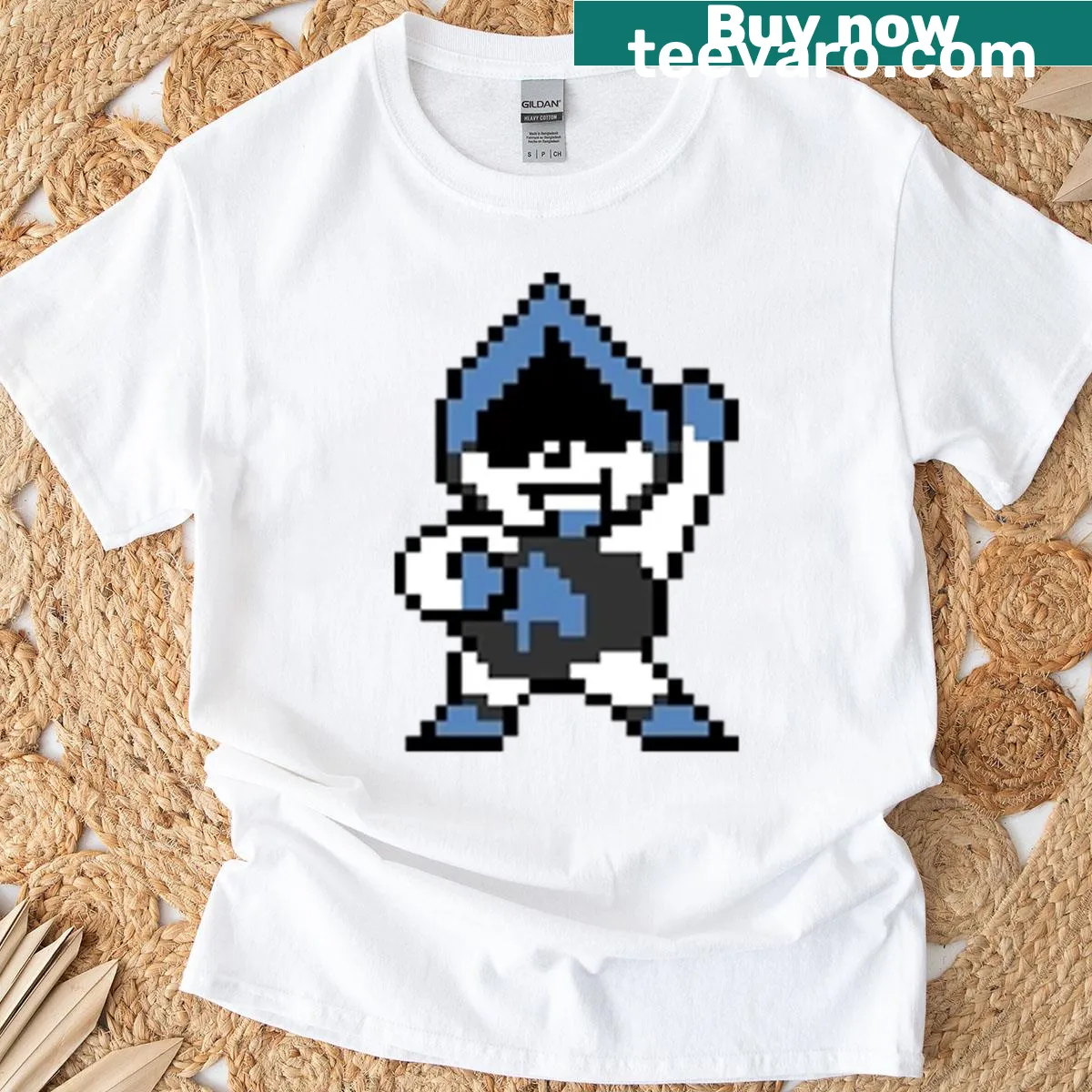 Illustration of Lancer from Deltarune on a T-shirt — on a men's t-shirt