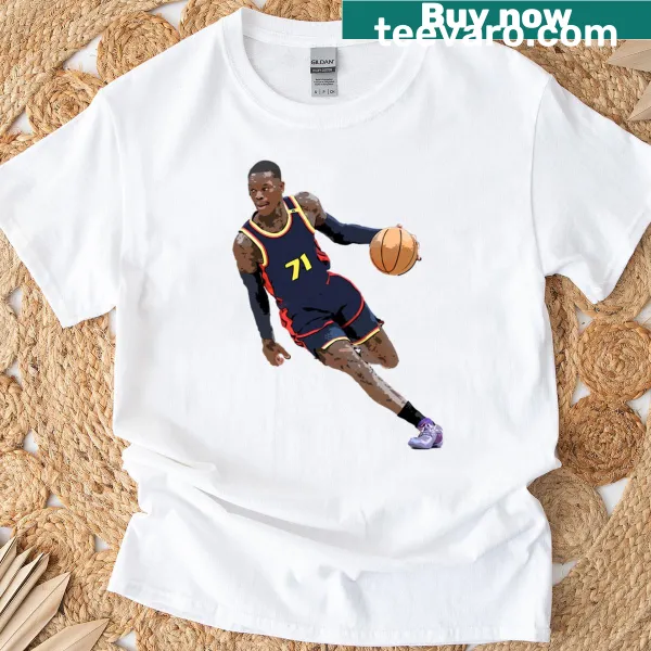 Oversized T-shirt featuring Dennis Schroder for basketball fans