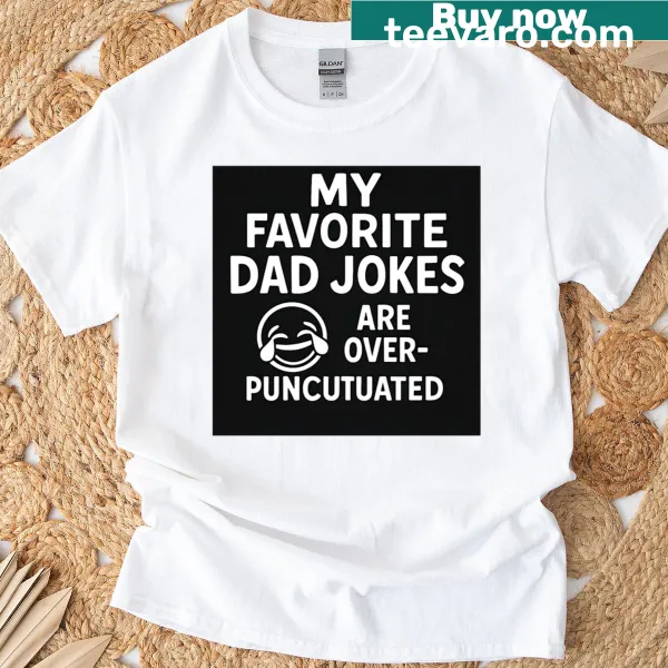 Minimalist typography Dad joke quote T-shirt design