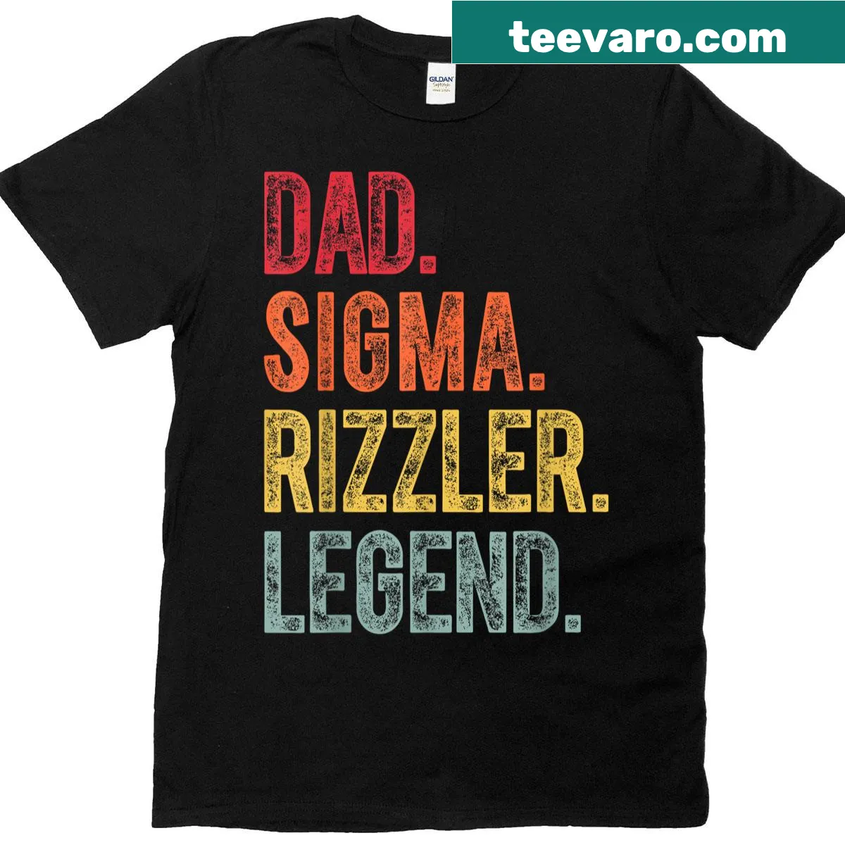 Funny T-shirt celebrating dad's legendary status — on a men's t-shirt