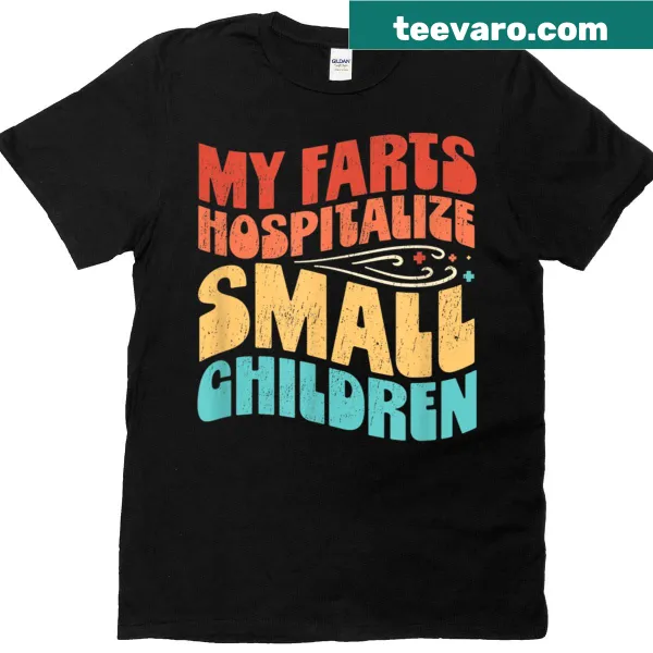 Funny dad t-shirt with a humorous fart quote