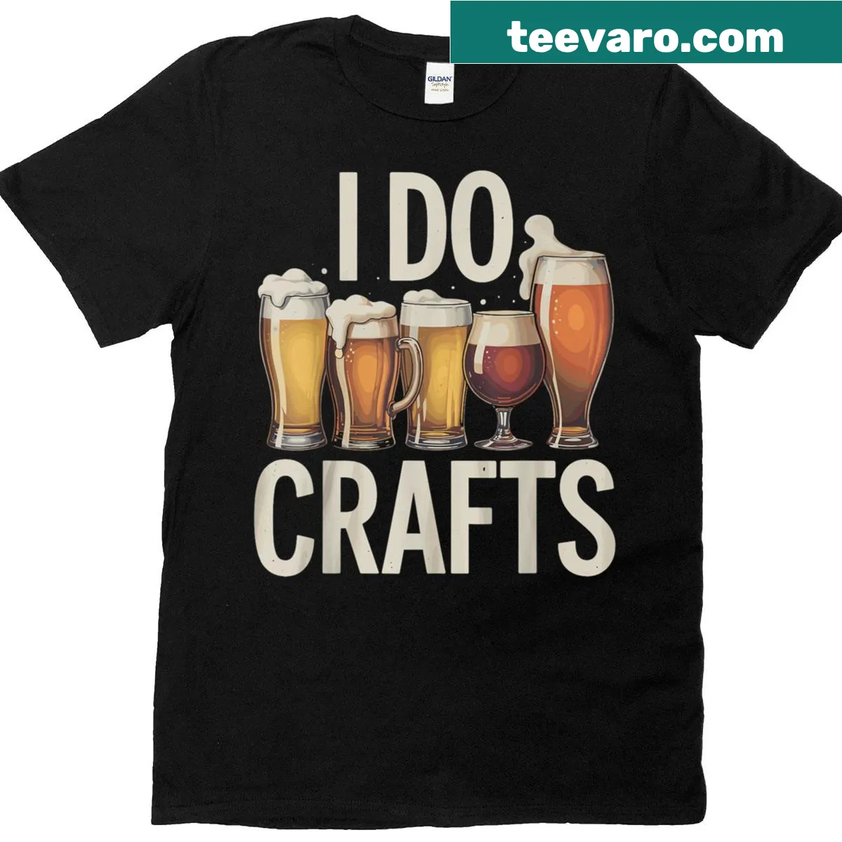 Craft beer home brewing humorous t-shirt — on a men's t-shirt
