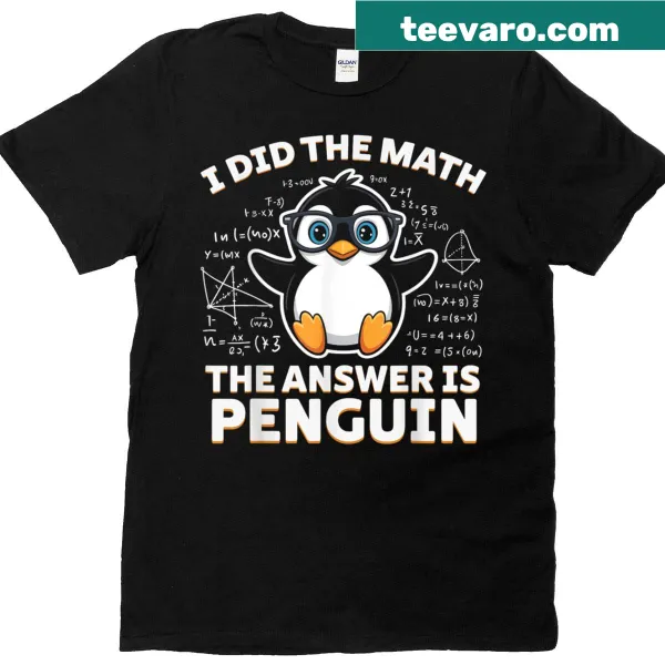 Graphic of a cheerful penguin with humorous text