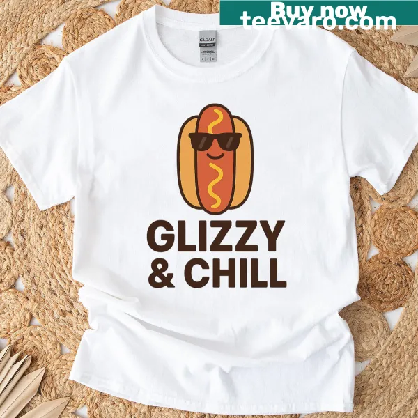 Playful hot dog-themed T-shirt with fun graphic design