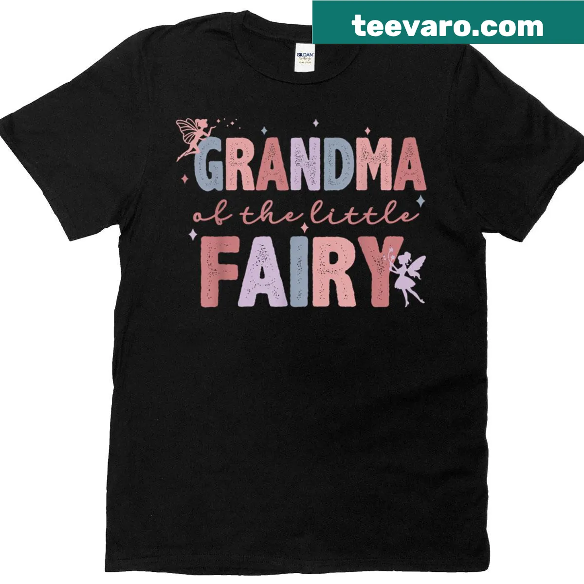 Cute t-shirt for grandmas featuring a fairy design for a first birthday — on a men's t-shirt
