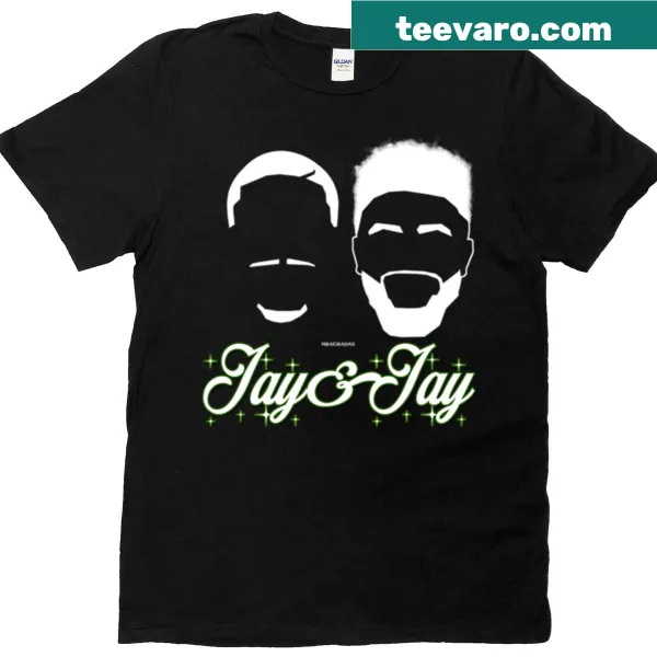 Celtics T-shirt featuring bold Jay Jay typography