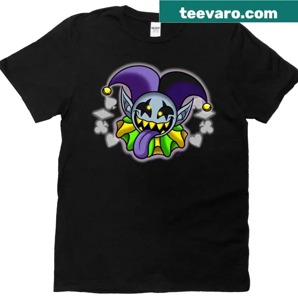 Fantasy T-shirt featuring Jevilface character illustration