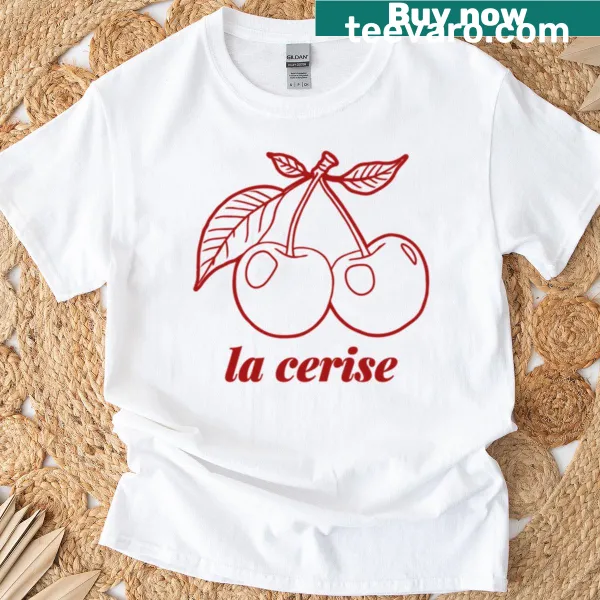 Bold abstract text design featuring La Cerise