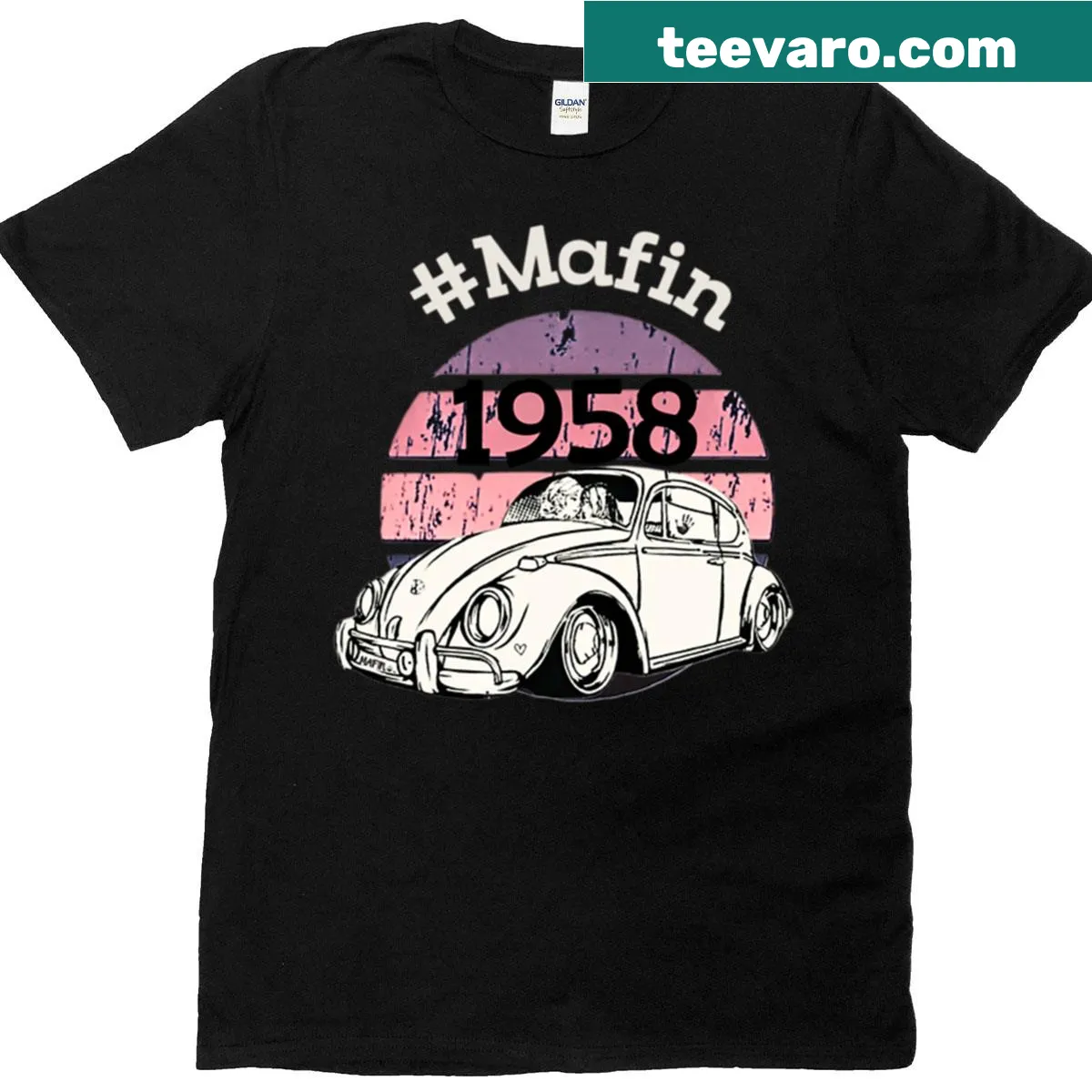 Humorous Mafin T-shirt with a playful graphic design — on a men's t-shirt