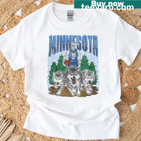 Minnesota Timberwolves logo T-shirt for basketball fans