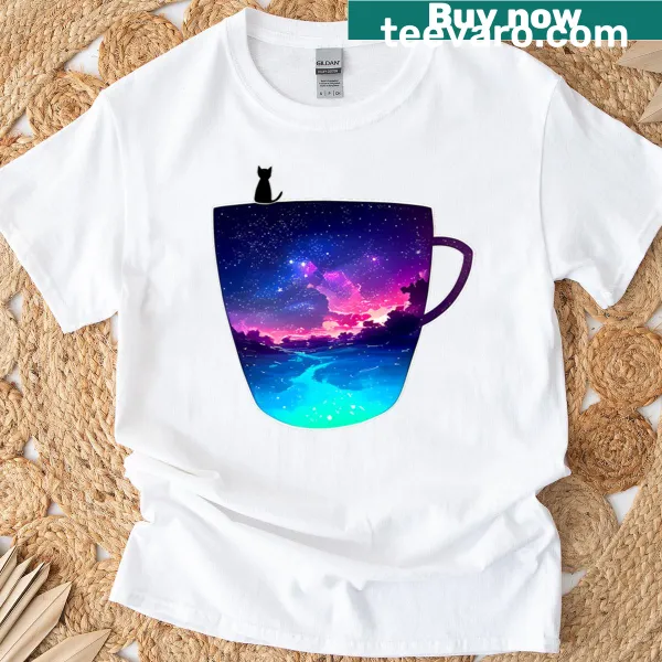 Whimsical illustration of Noxie Gloomwink on a T-shirt