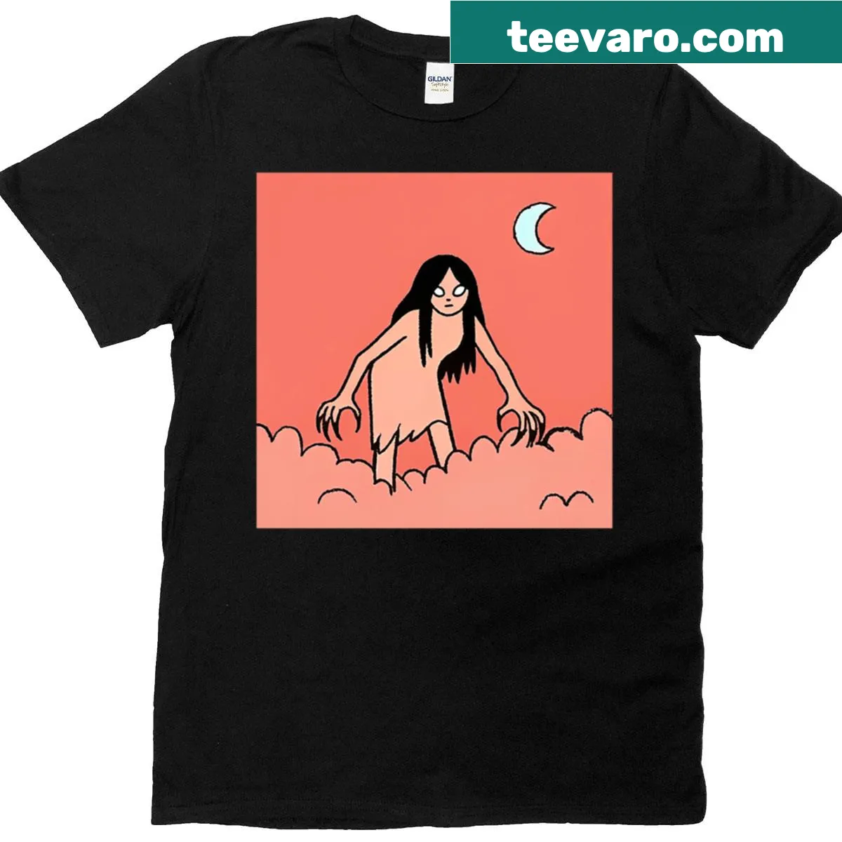 Illustration of Pontianak on a t-shirt — on a men's t-shirt