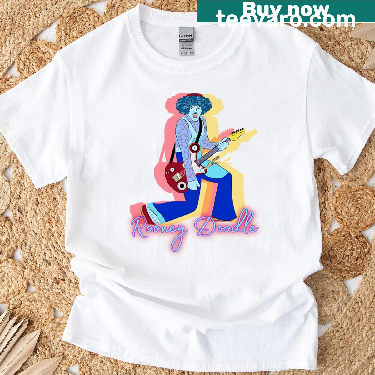 Charming doodle illustration on a playful T-shirt — on a men's t-shirt