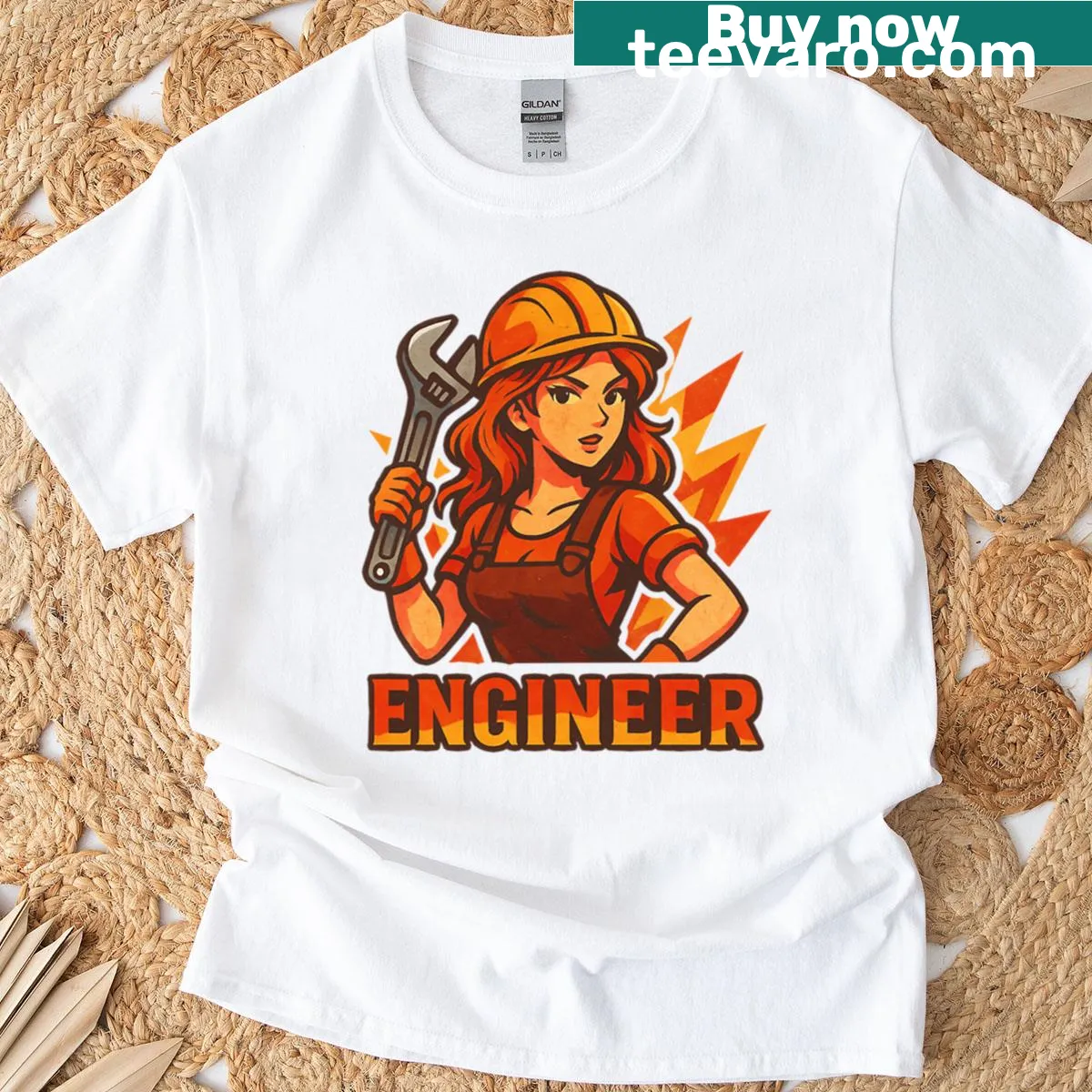 Text-based t-shirt celebrating skilled engineers — on a men's t-shirt