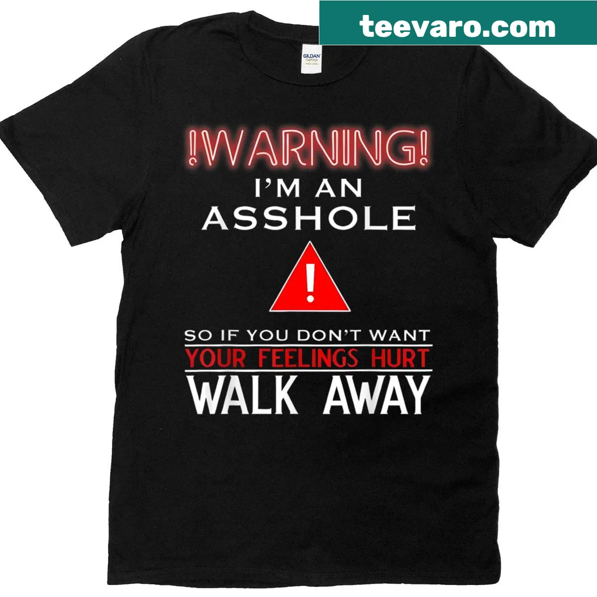 Text design declaring 'Anti Social Warning I'm An Asshole' — on a men's t-shirt