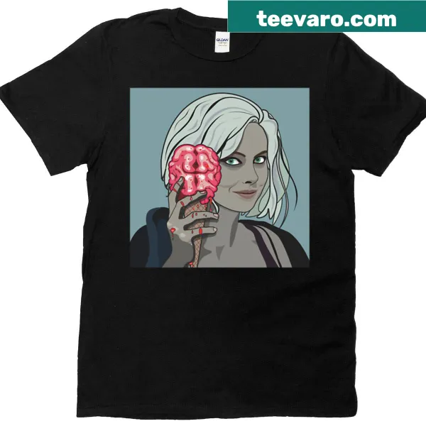 Inspirational Brain Girl t-shirt celebrating intelligence and creativity.