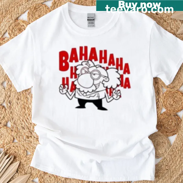 Whimsical Einstein Mad Scientist T-shirt with playful graphic