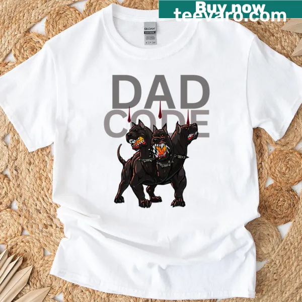 Graphic design Dad Code T-shirt for Father's Day